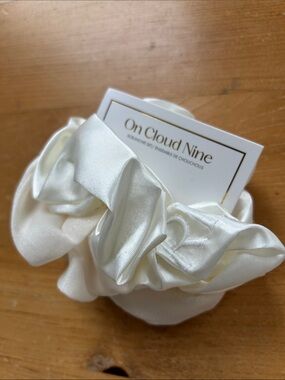 “On Cloud Nine” Bridal Scrunchie Set - 2